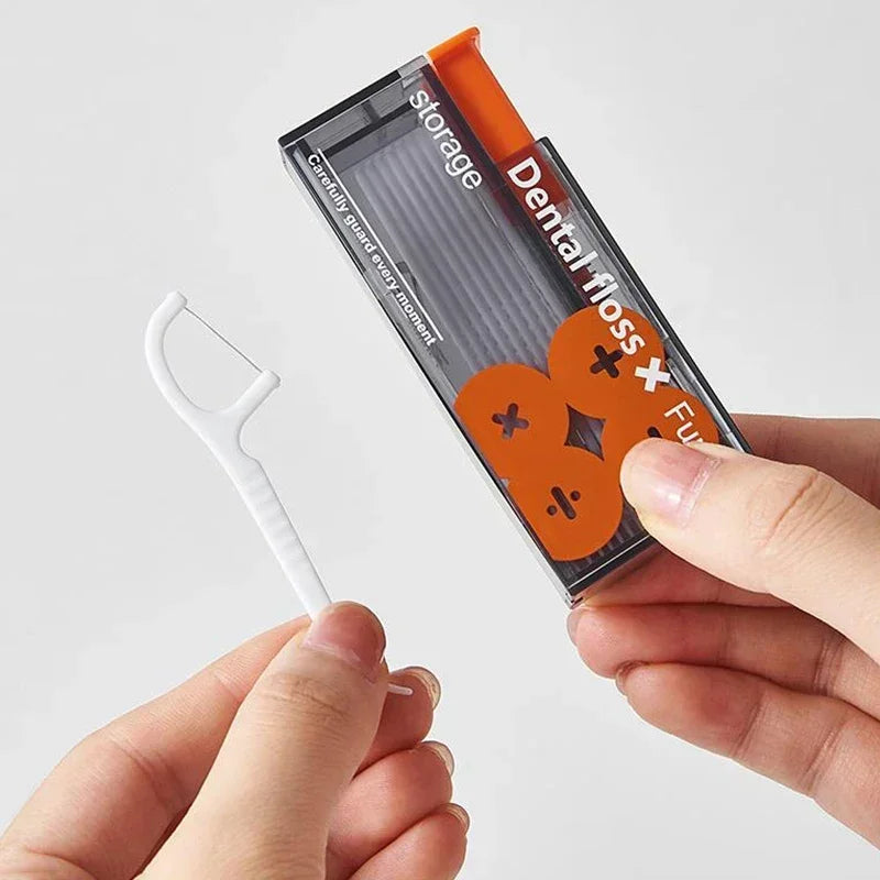 Auto-Floss Pro – One-Touch Pop-Up Dental Floss Holder with Refills