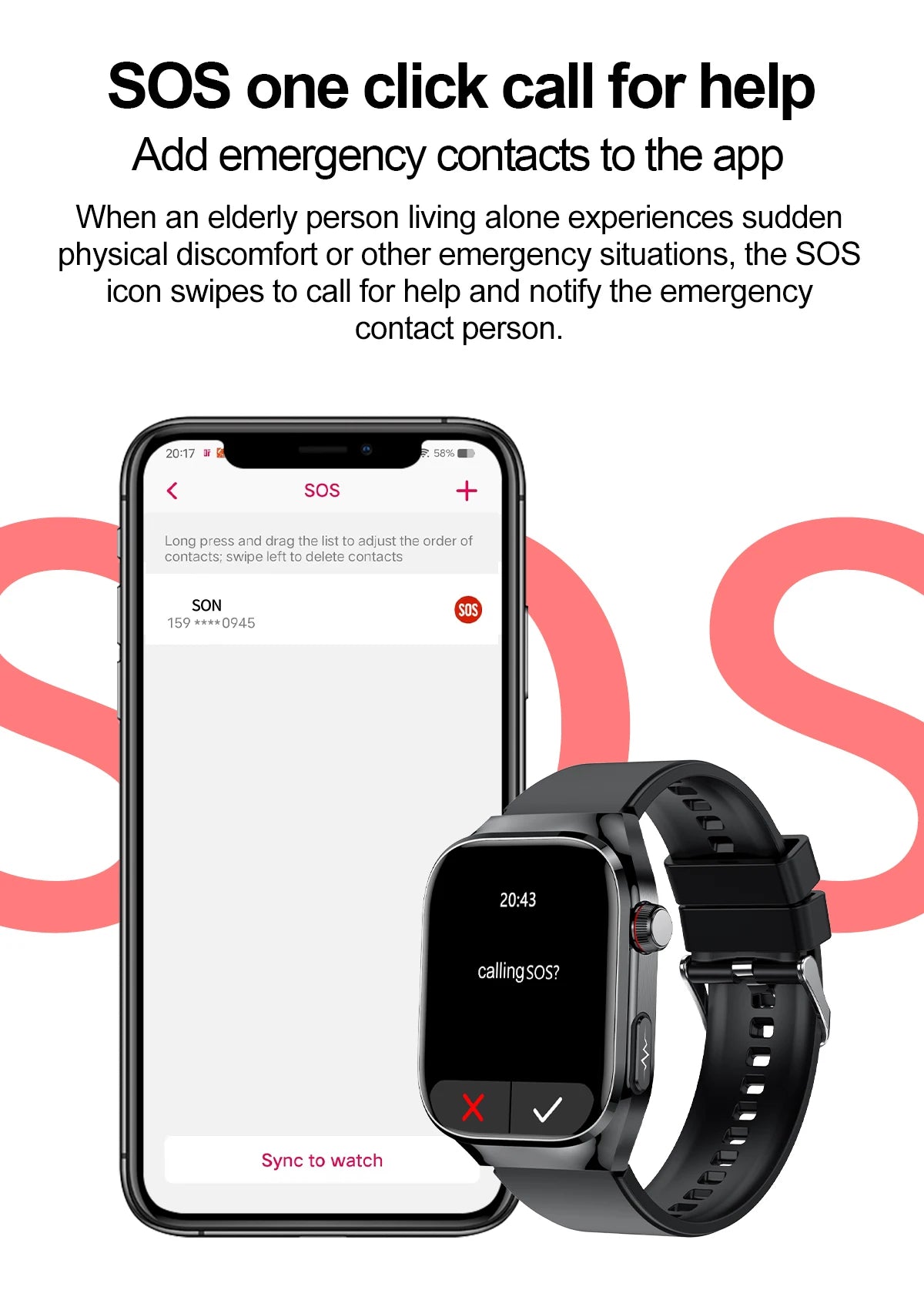 2025 Smartwatch – Uric Acid & Blood Fat Monitor, ECG+PPG, Bluetooth Call, Fitness Tracker