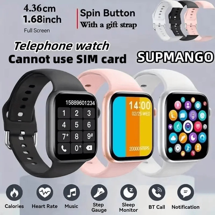 S8/X7/X8 Smartwatch – Bluetooth Call, Health & Sports Fitness Tracker for Men and Women