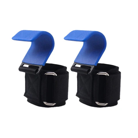 Weight Lifting Hook Grips with Wrist Wraps – Heavy Duty Gym Straps for Pull-Ups & Powerlifting
