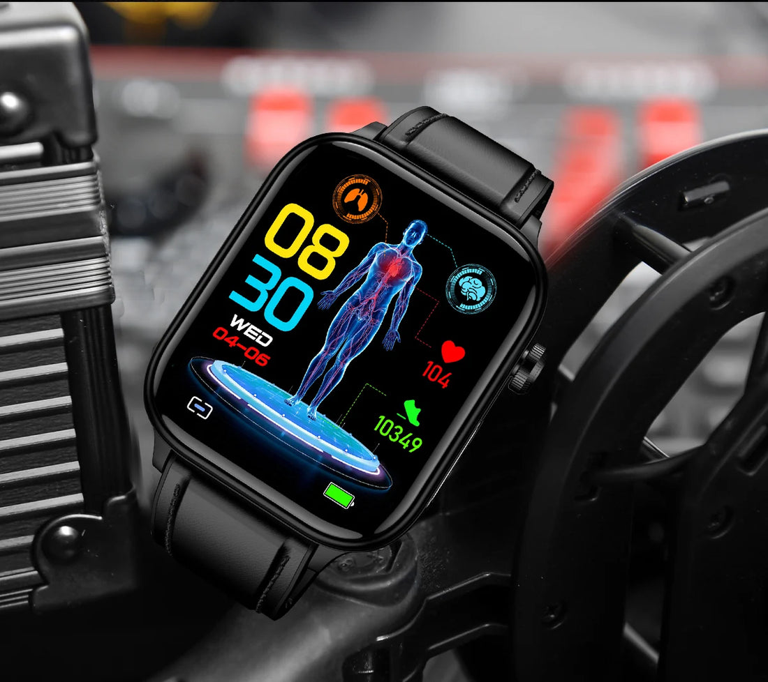 2025 ECG+PPG Smartwatch – Blood Pressure, Lipid & Uric Acid Monitor with Women’s Health Tracker