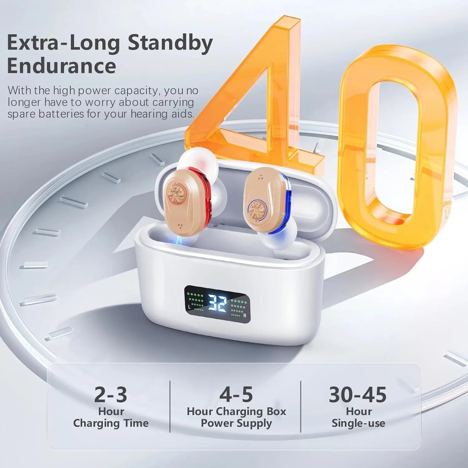 Wireless Mini Hearing Aid for Seniors
