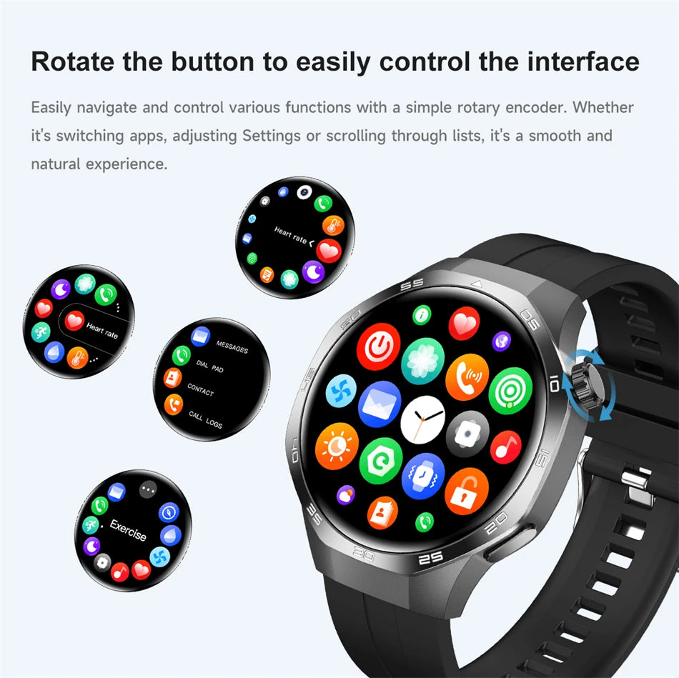 Watch 5 MAX 2025 – AMOLED Smartwatch with NFC, GPS, Bluetooth Call & Fitness Tracking