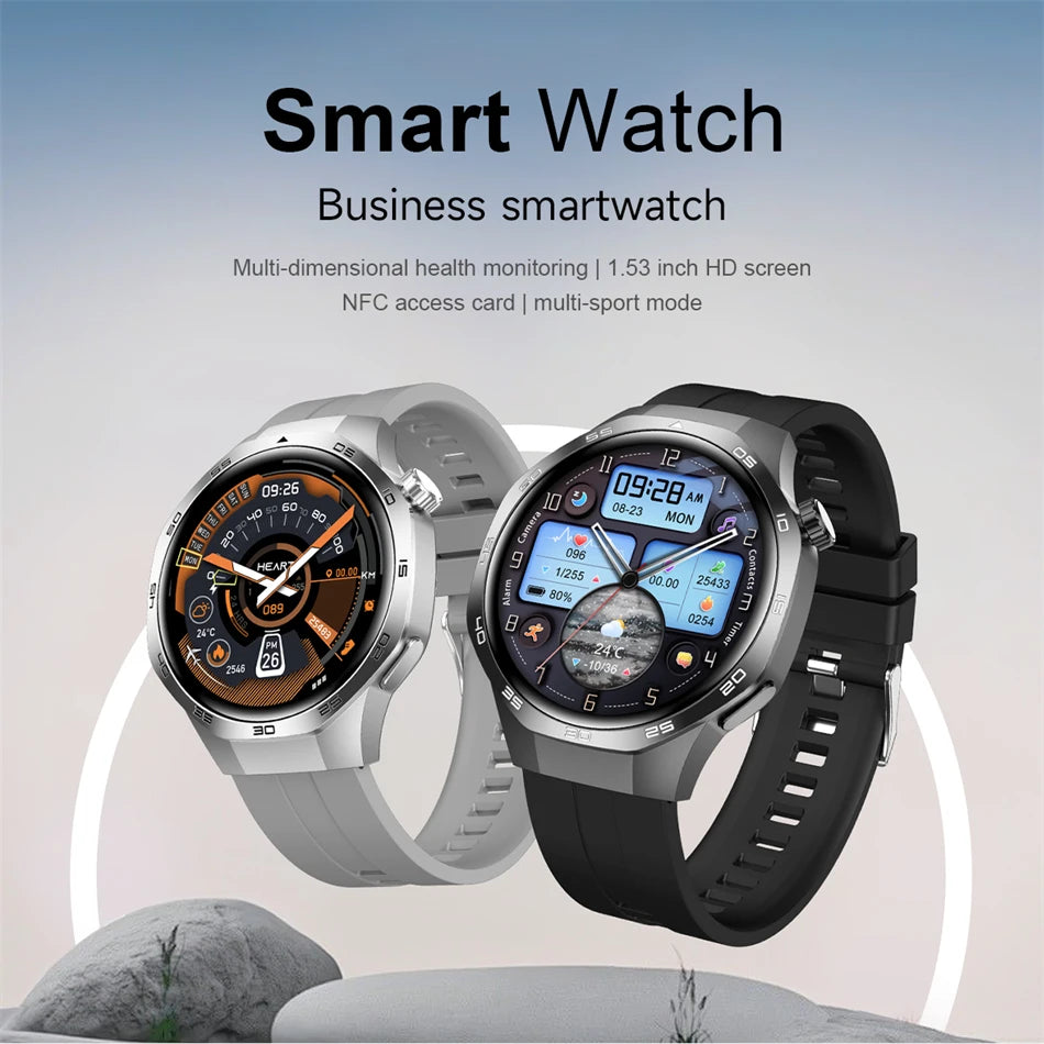Watch 5 MAX 2025 – AMOLED Smartwatch with NFC, GPS, Bluetooth Call & Fitness Tracking