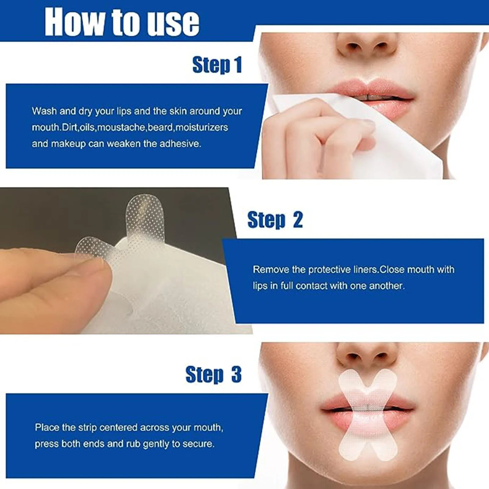 Transparent Anti-Snoring Mouth Tape
