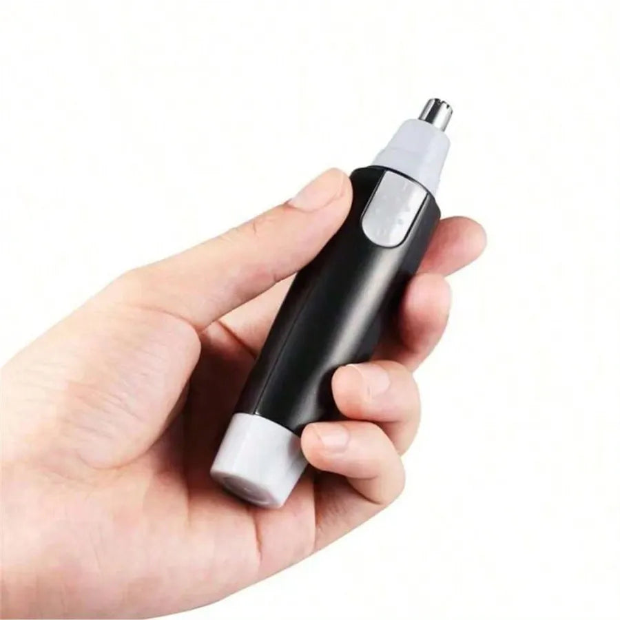 Portable Mini Nose Hair Trimmer – Electric Facial Hair Remover for Men & Women