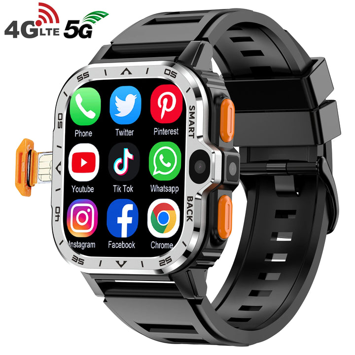 Valdus PGD Android Smartwatch – Dual Camera, GPS, NFC, 4G SIM & WiFi