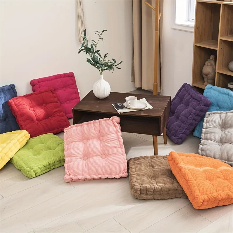 Tufted Corduroy Floor Cushion