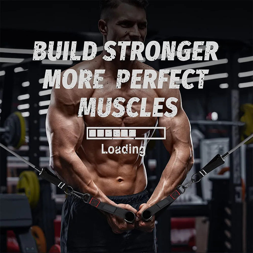 Tricep Pull Down Rope – Gym Cable Attachment for Strength Training