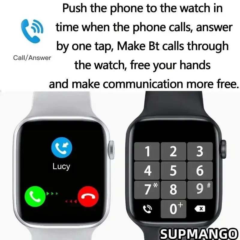 S8/X7/X8 Smartwatch – Bluetooth Call, Health & Sports Fitness Tracker for Men and Women