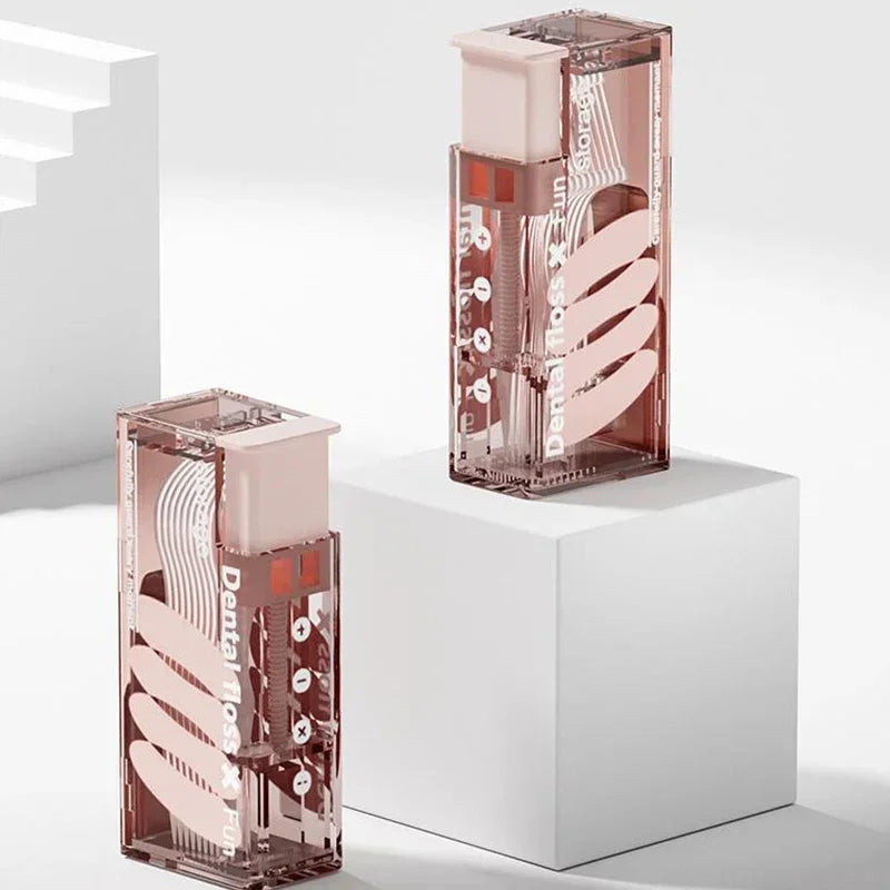 Auto-Floss Pro – One-Touch Pop-Up Dental Floss Holder with Refills