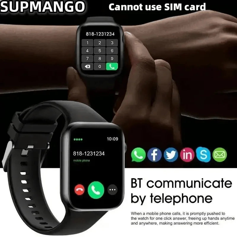 S8/X7/X8 Smartwatch – Bluetooth Call, Health & Sports Fitness Tracker for Men and Women