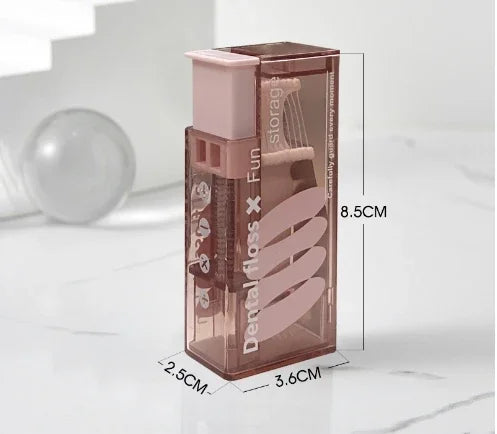 Auto-Floss Pro – One-Touch Pop-Up Dental Floss Holder with Refills