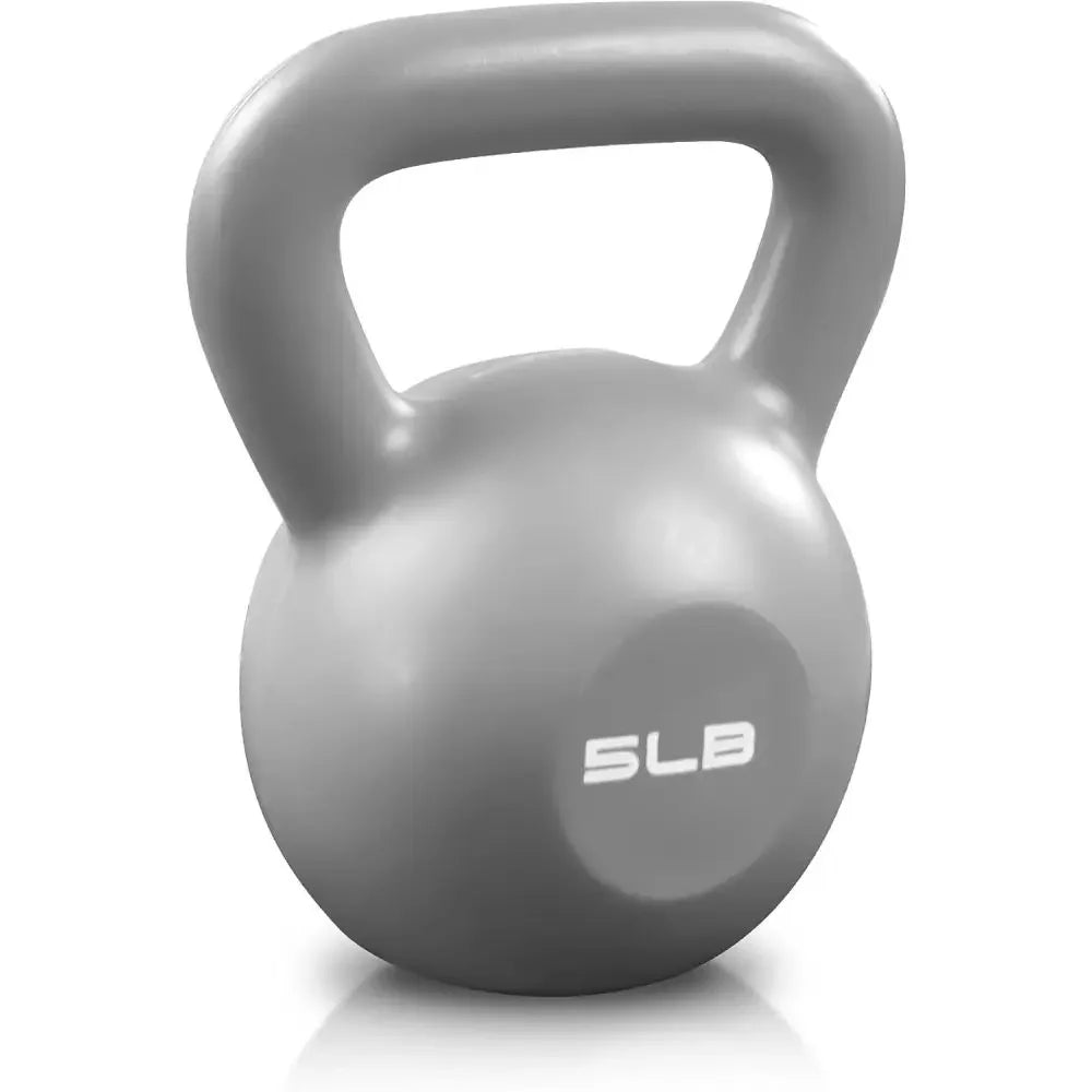 5lb Kettlebell – Vinyl Coated Weight for Strength Training
