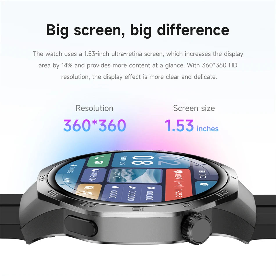 Watch 5 MAX 2025 – AMOLED Smartwatch with NFC, GPS, Bluetooth Call & Fitness Tracking