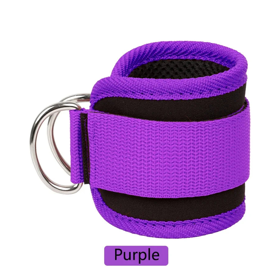Adjustable Ankle Straps – D-Ring Cuffs for Cable Leg Workouts