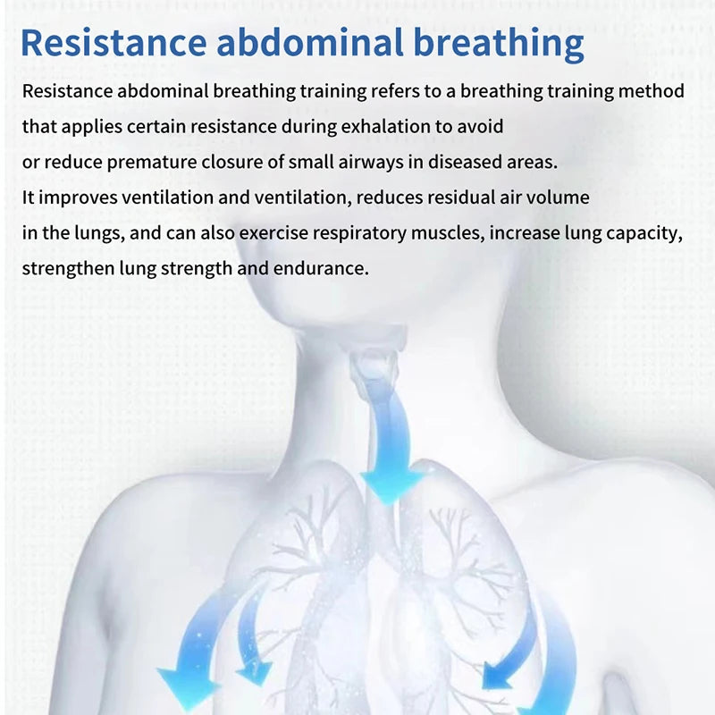 Breathing Trainer – Lung Exerciser & Respiratory Fitness Tool for Endurance