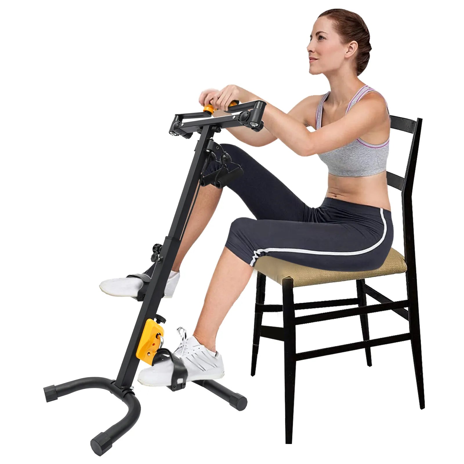 Foldable Pedal Exerciser Bike – Adjustable Rehab Fitness Equipment