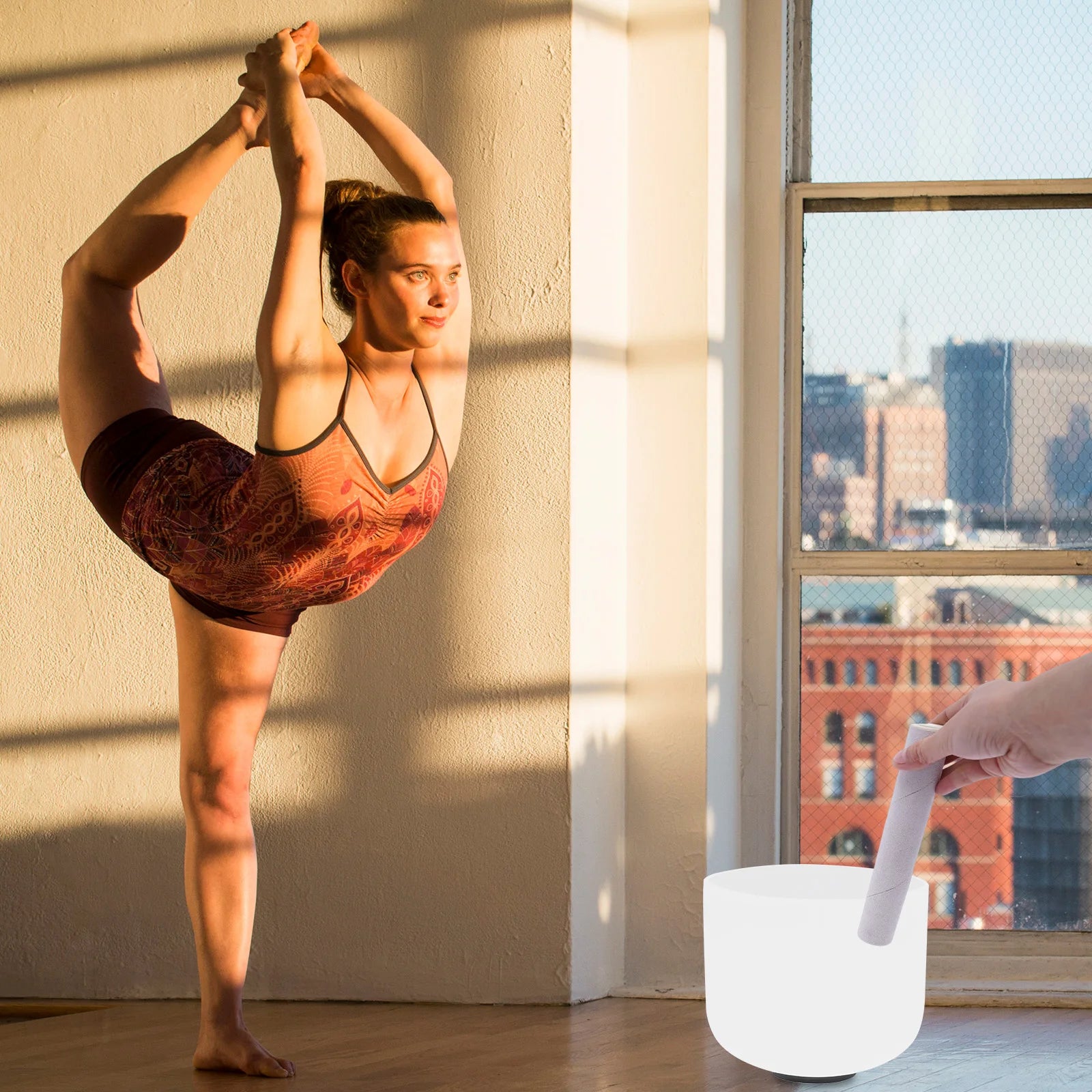 8-Inch Quartz Crystal Singing Bowl