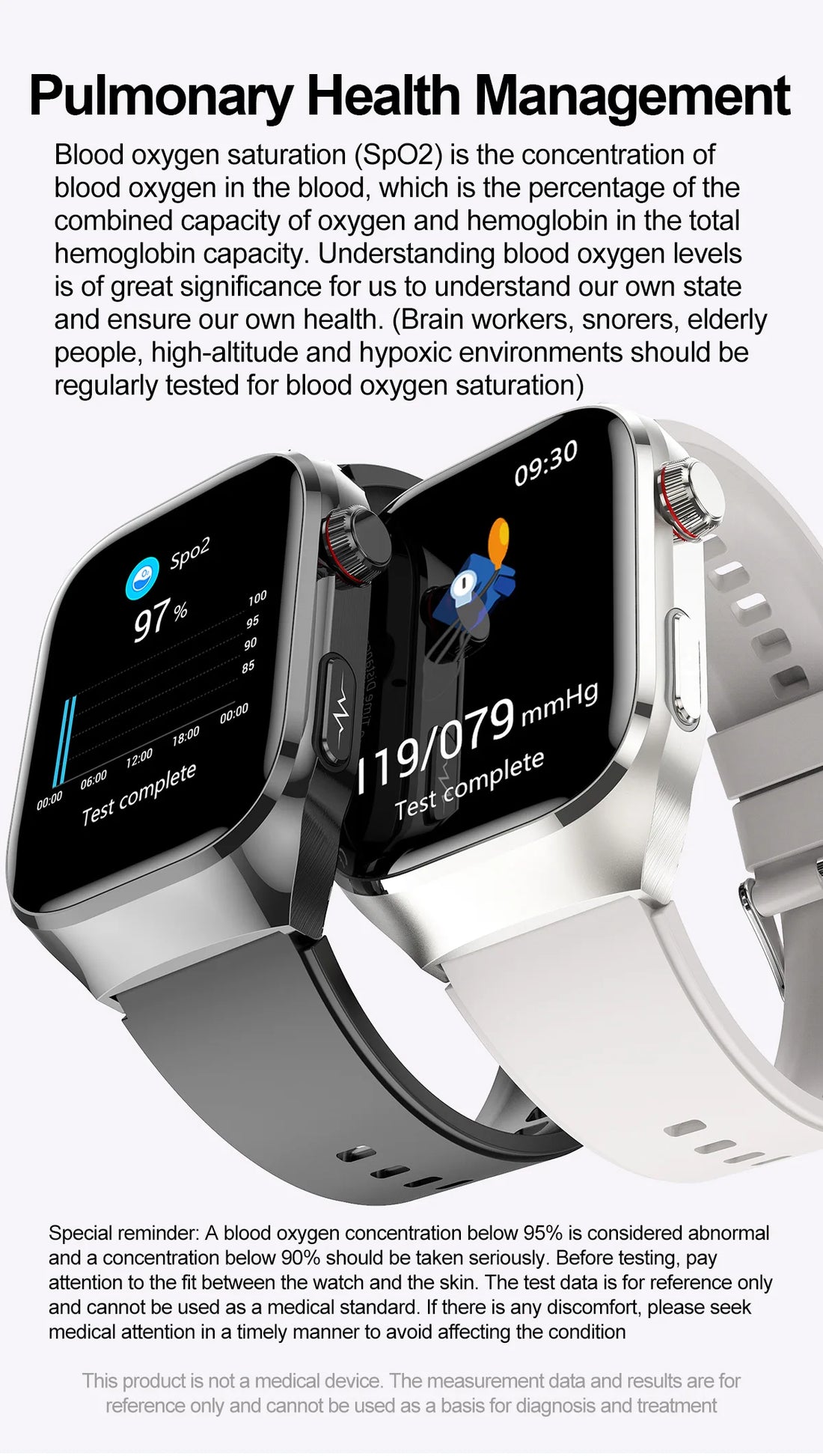 2025 Smartwatch – Uric Acid & Blood Fat Monitor, ECG+PPG, Bluetooth Call, Fitness Tracker