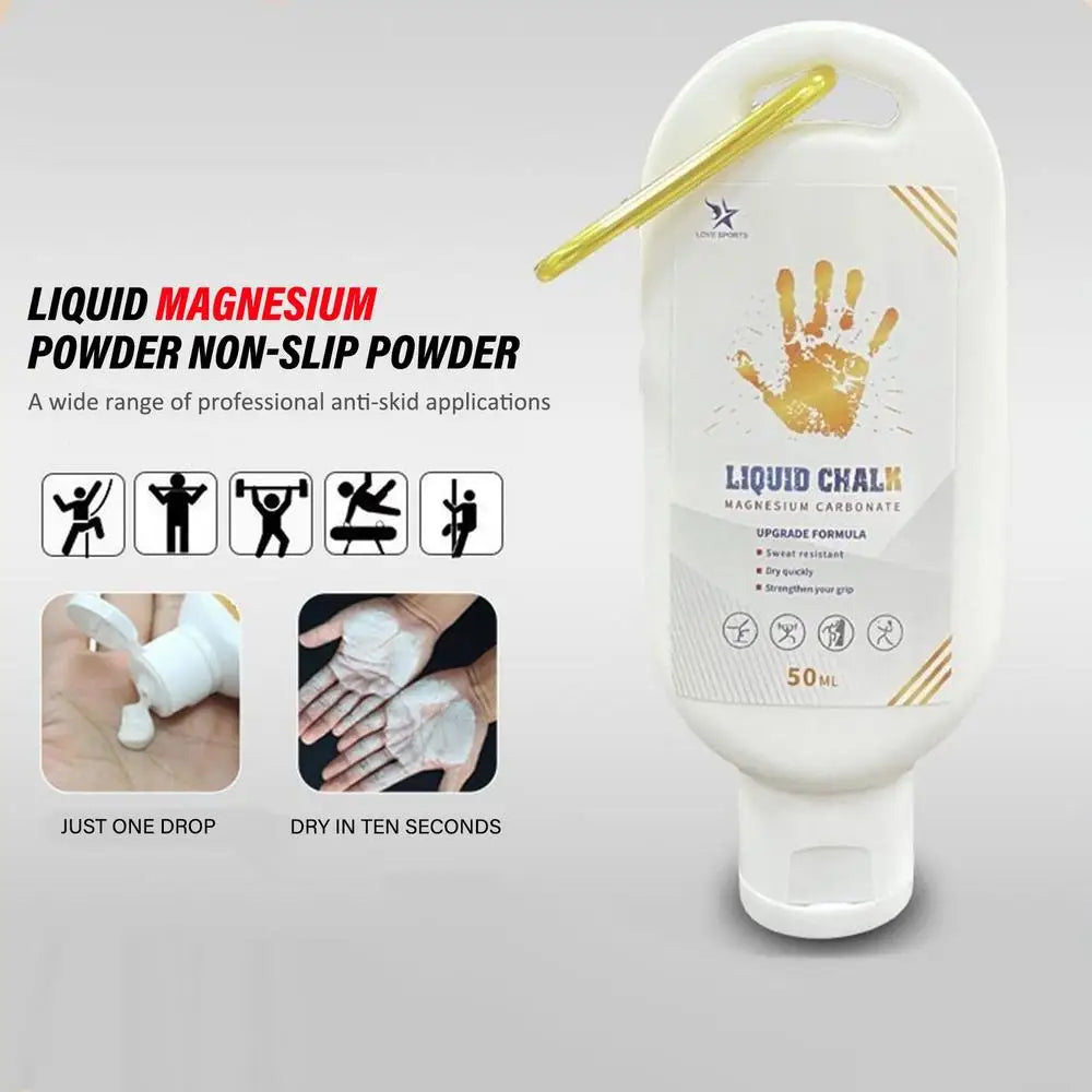 Liquid Magnesium Grip – Anti-Slip Chalk for Fitness & Climbing