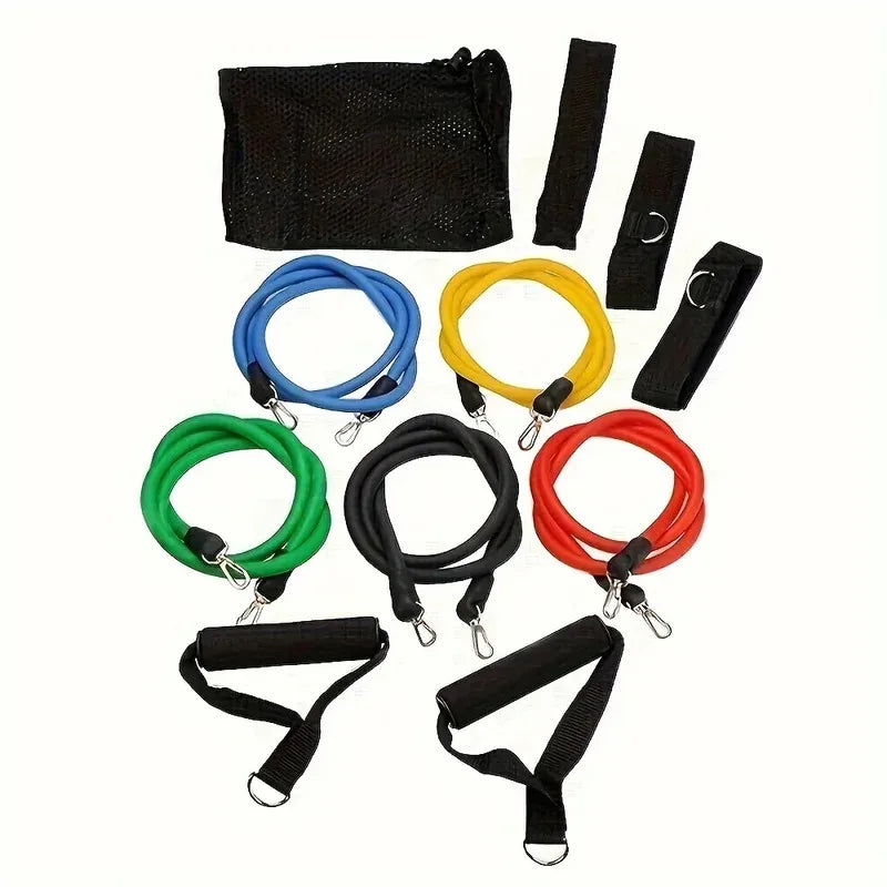 11-Piece Resistance Training Strap Set – Multifunctional Fitness Bands & Harness