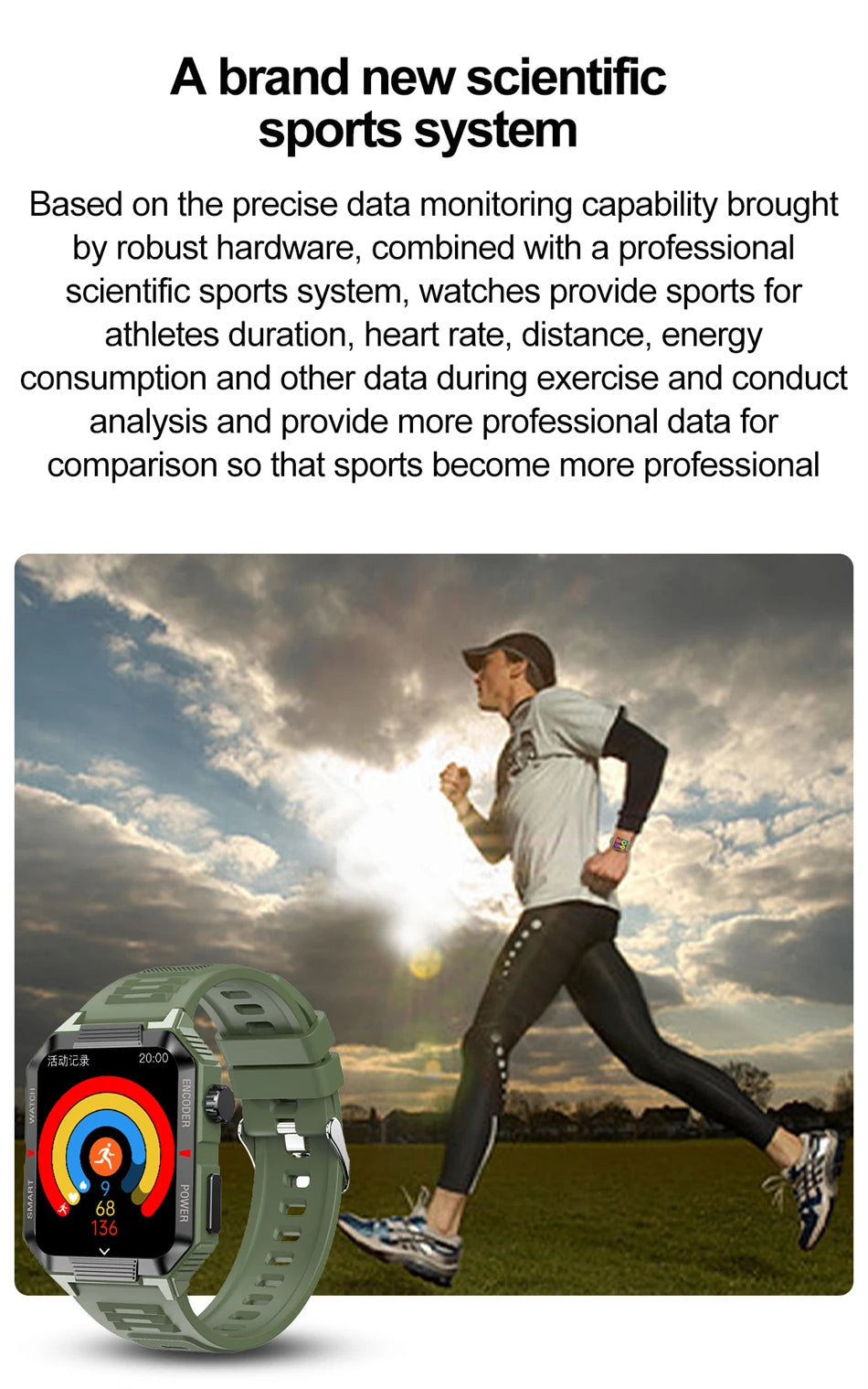 Men’s NFC Bluetooth Smartwatch – 1.99" HD Screen, Fitness & Sports Tracker