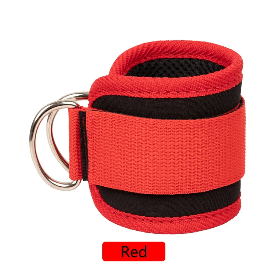 Adjustable Ankle Straps – D-Ring Cuffs for Cable Leg Workouts
