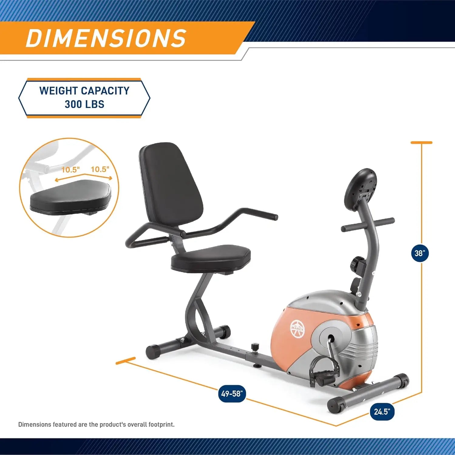Home Exercise Bike – Adjustable Magnetic Resistance Trainer