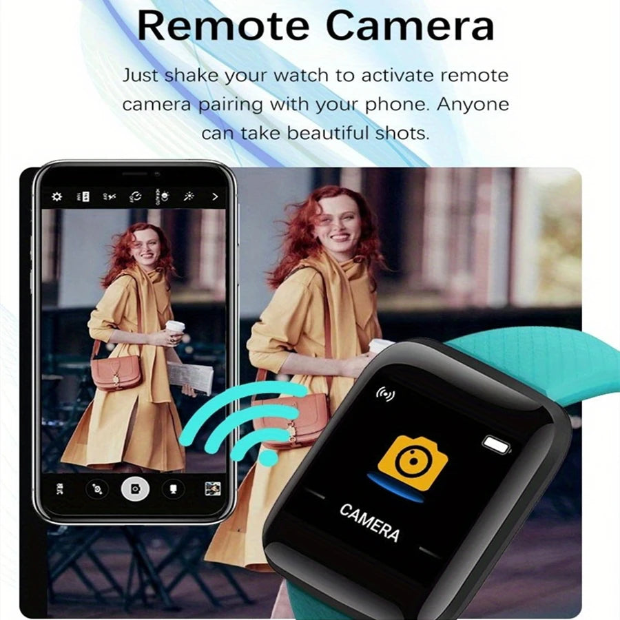 D13 Smartwatch – Bluetooth Fitness Tracker with Sleep & Music Control