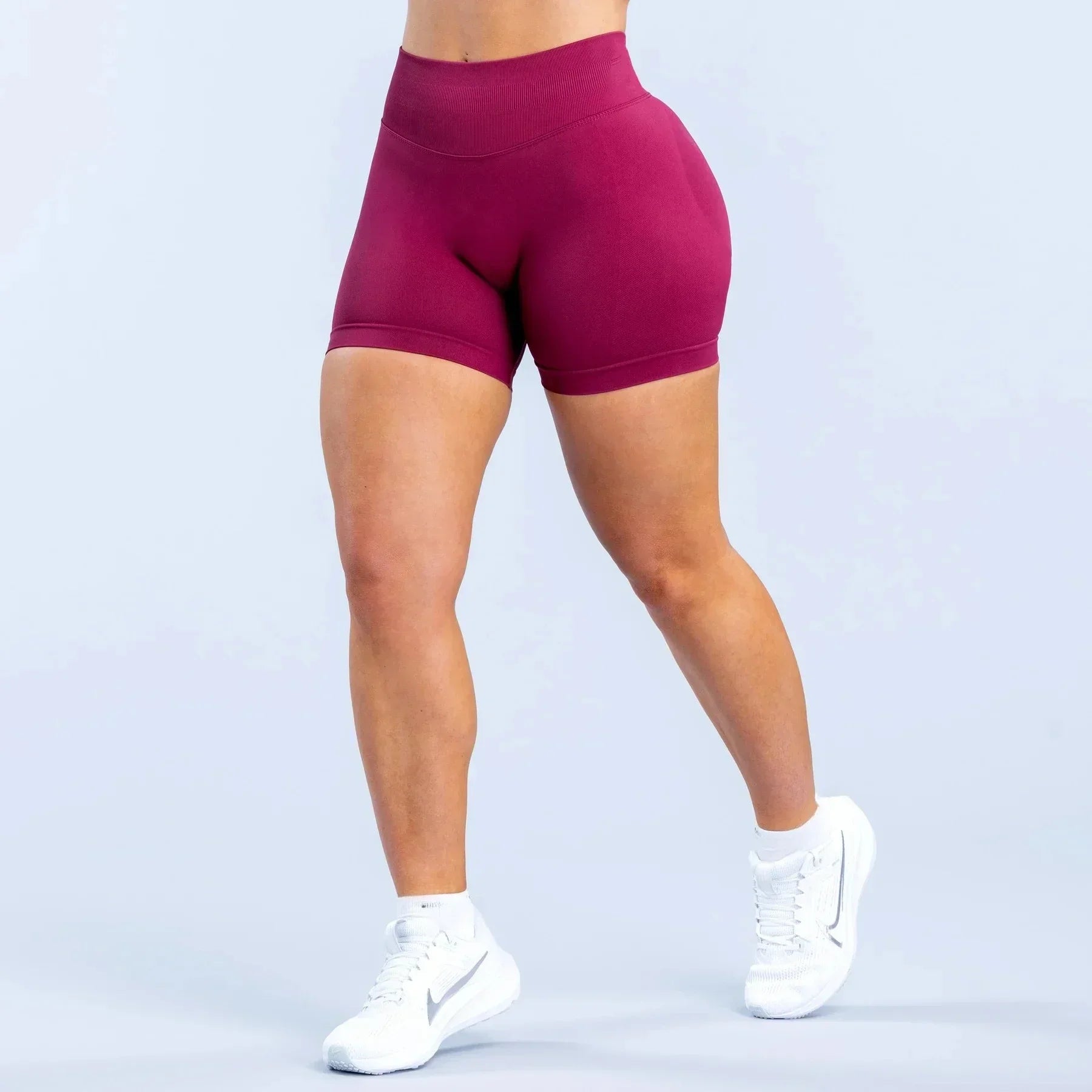 High-Waist Summer Yoga Shorts