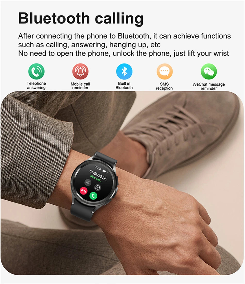 Watch 6 Classic Smartwatch – Bluetooth Call, GPS, Heart Rate & Fitness Tracker 2025
