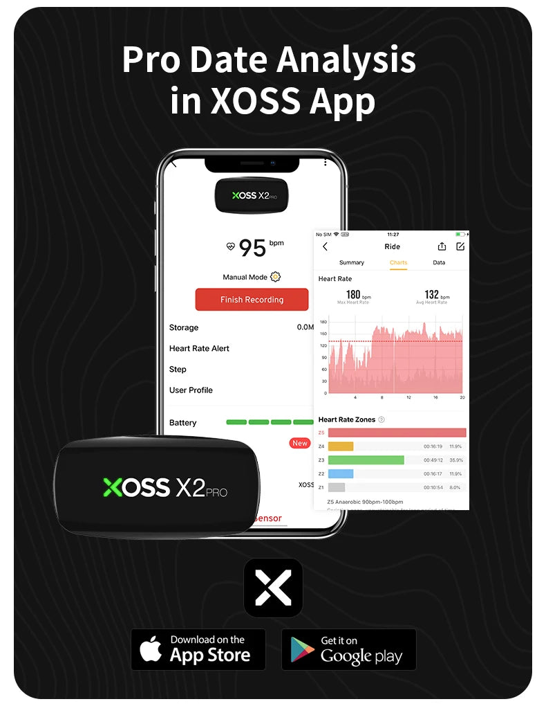 XOSS X2 Pro Heart Rate Monitor