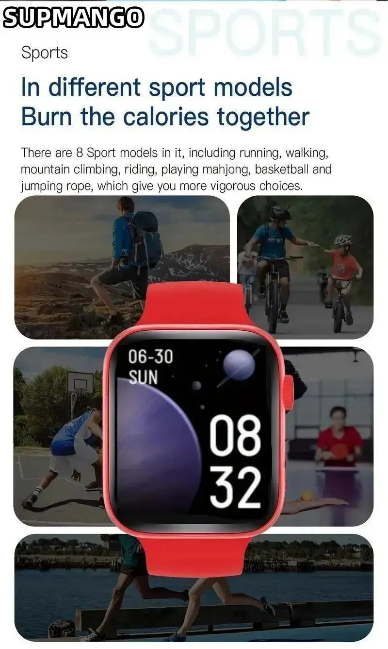 S8/X7/X8 Smartwatch – Bluetooth Call, Health & Sports Fitness Tracker for Men and Women