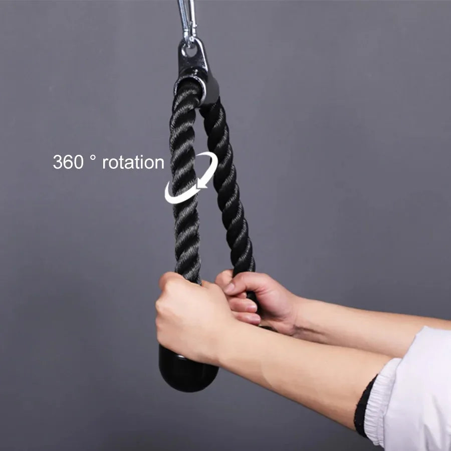 Tricep Pull Down Rope – Gym Cable Attachment for Strength Training