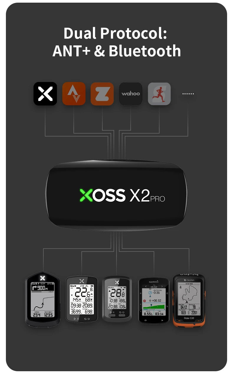 XOSS X2 Pro Heart Rate Monitor