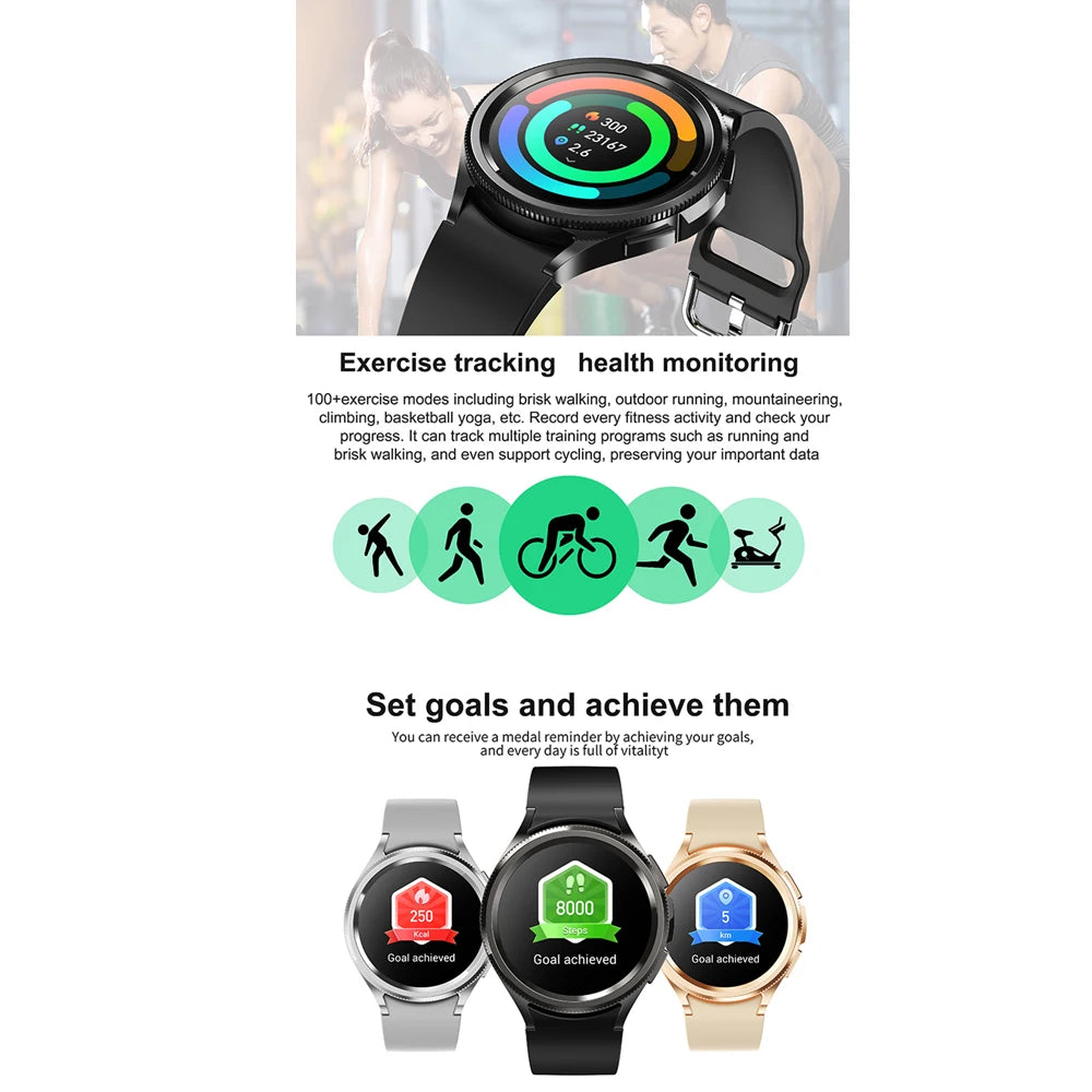 Watch 6 Classic Smartwatch – Bluetooth Call, GPS, Heart Rate & Fitness Tracker 2025