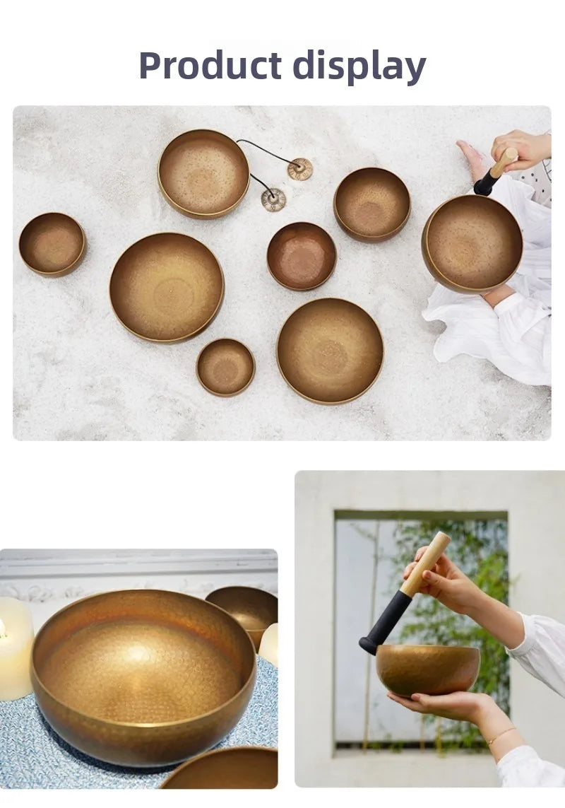 Copper Meditation Singing Bowl